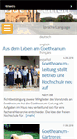 Mobile Screenshot of goetheanum.org